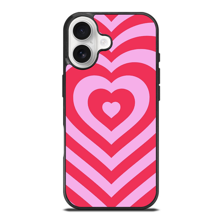 HEARTS PINK iPhone 17 Case Cover