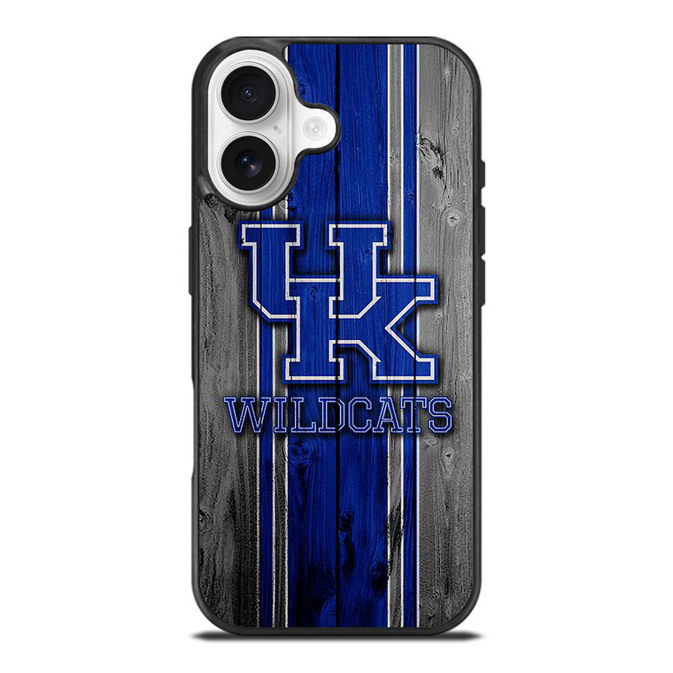 KENTUCKY WILDCATS WOODEN iPhone 17 Case Cover