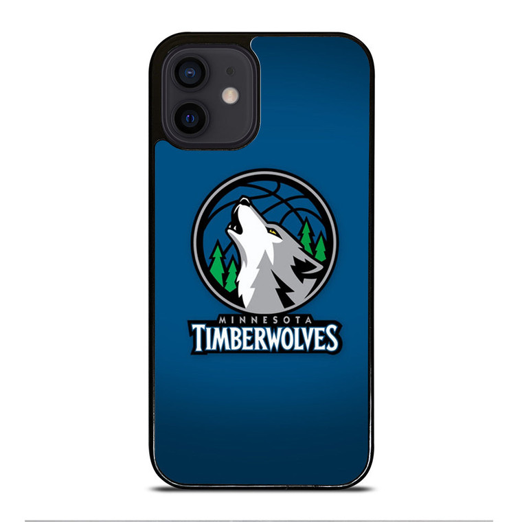 MINNESOTA TIMBERWOLVES LOGO BASKETBALL iPhone 12 Mini Case Cover