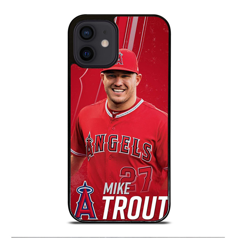 MIKE TROUT 27 LOS ANGELES ANGELS iPhone 12 Mini Case Cover