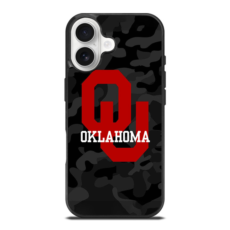 OKLAHOMA SOONERS CAMO iPhone 17 Case Cover