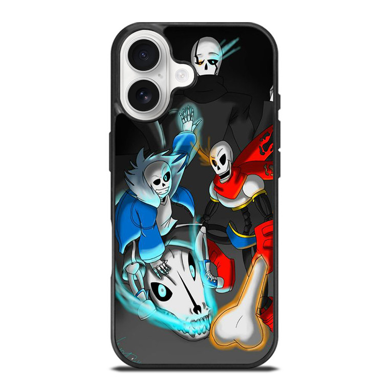 PAPYRUS AND SANS UNDERTALE CARTOON iPhone 17 Case Cover
