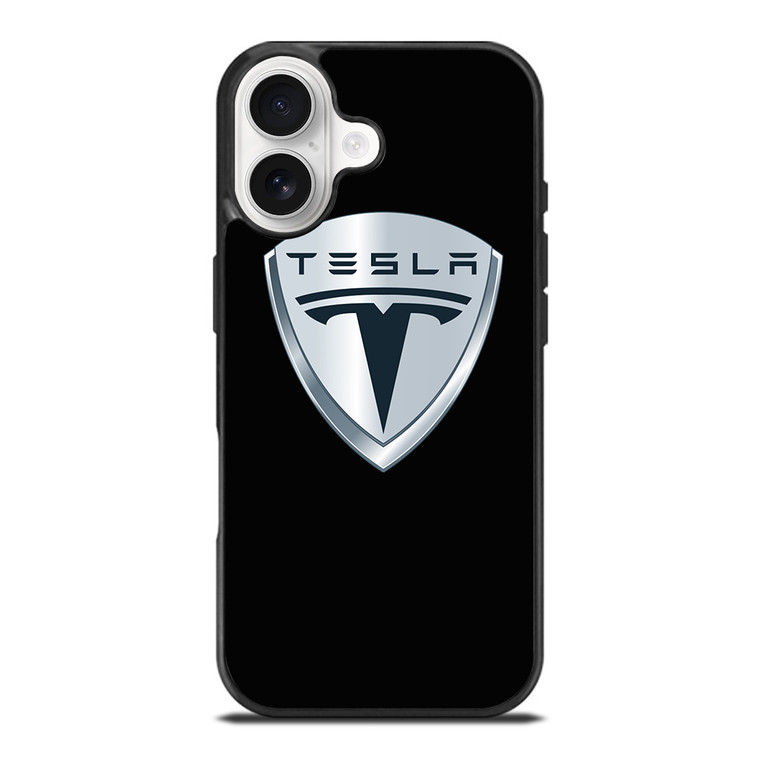 TESLA BLACK LOGO iPhone 17 Case Cover