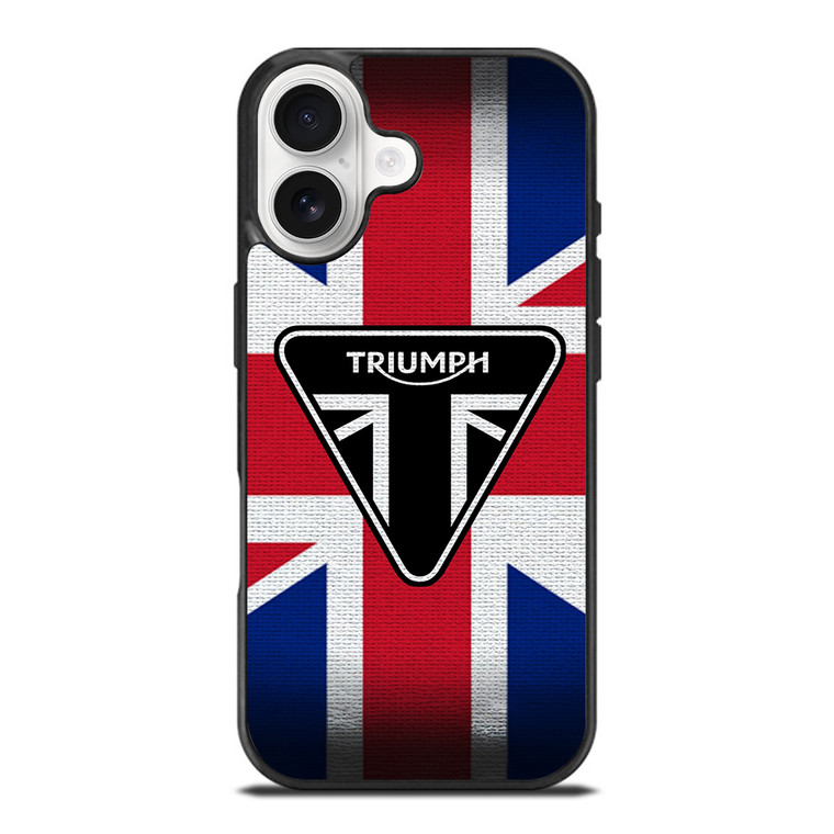 TRIUMPH MOTORCYCLE FLAG LOGO iPhone 17 Case Cover TRIUMPH MOTORCYCLE FLAG LOGO iPhone 17 Case Cover