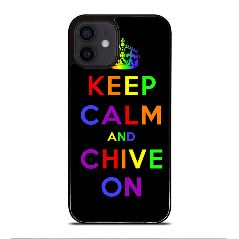 KEEP CALM AND CHIVE ON 1 iPhone 12 Mini Case Cover