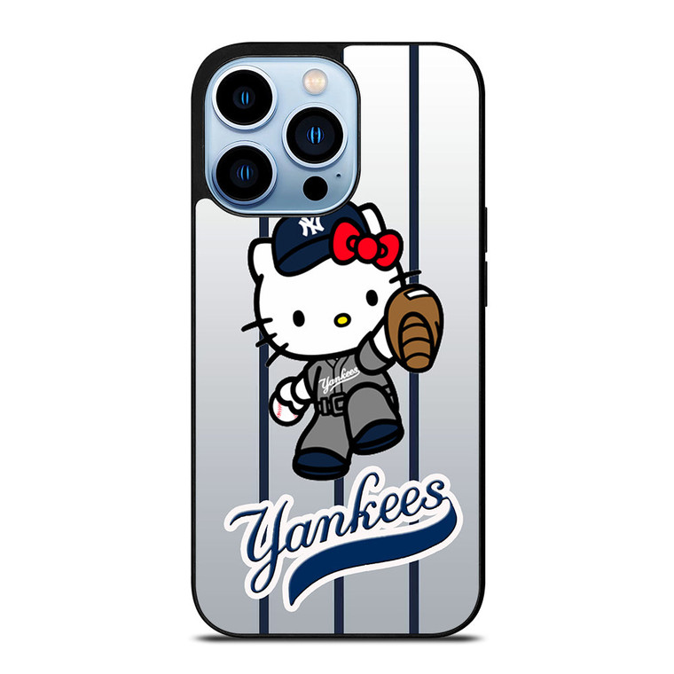 NEW YORK YANKEES HELLO KITTY 3 iPhone 13 Pro Max Case Cover
