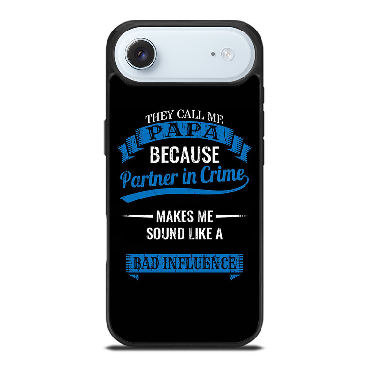 PARTNER IN CRIME PAPA iPhone Air Case Cover