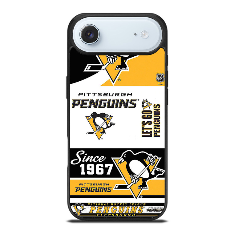 PITTSBURGH PENGUINS LOGO COLLAGE iPhone Air Case Cover