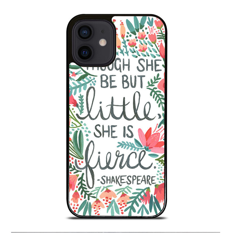 FLORAL SHAKESPEARE QUOTE iPhone 12 Mini Case Cover