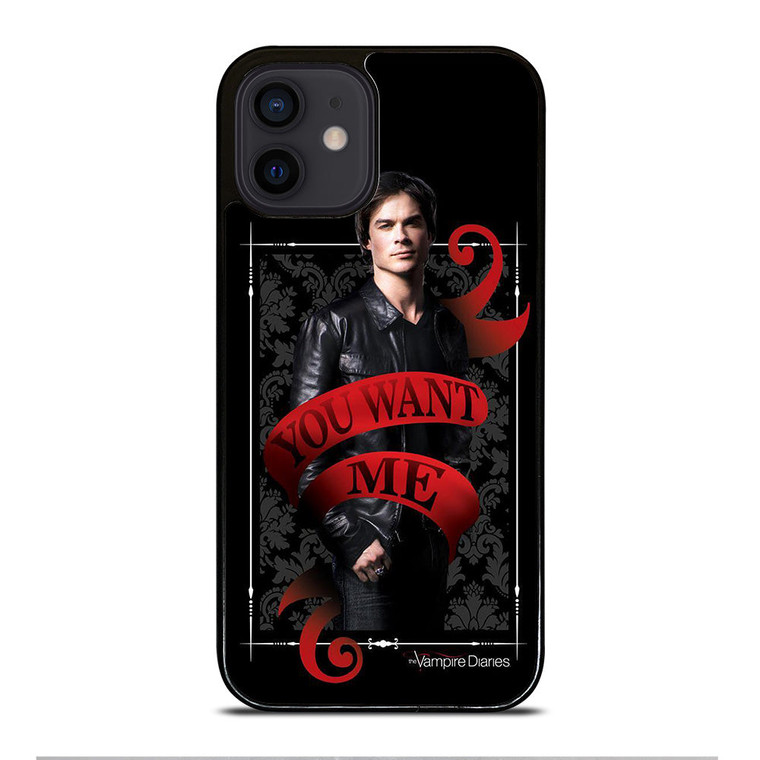 DAMON SALVATORE VAMPIRE DIARIES iPhone 12 Mini Case Cover