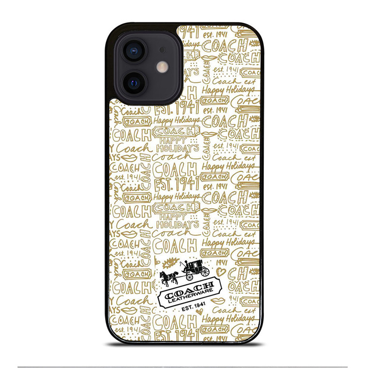 COACH ART LOGO iPhone 12 Mini Case Cover