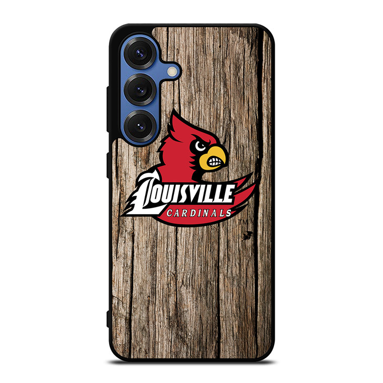 LOUISVILLE CARDINALS WOODEN Samsung Galaxy S26 Case Cover