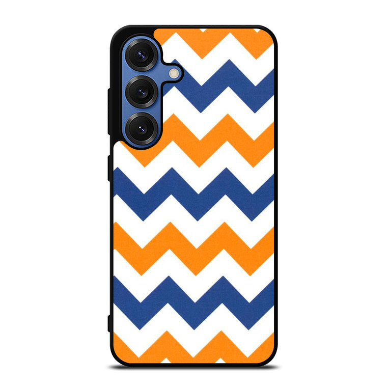 RILEY BLAKE ORANGE AND BLUE STRIPE Samsung Galaxy S26 Case Cover