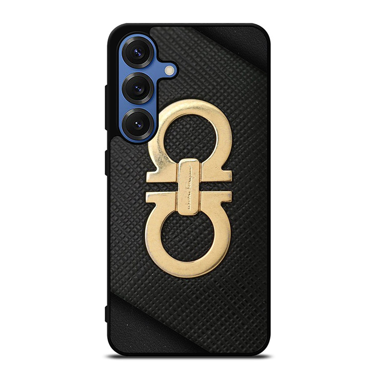 SALVATORE FERRAGAMO GOLD LOGO Samsung Galaxy S26 Case Cover