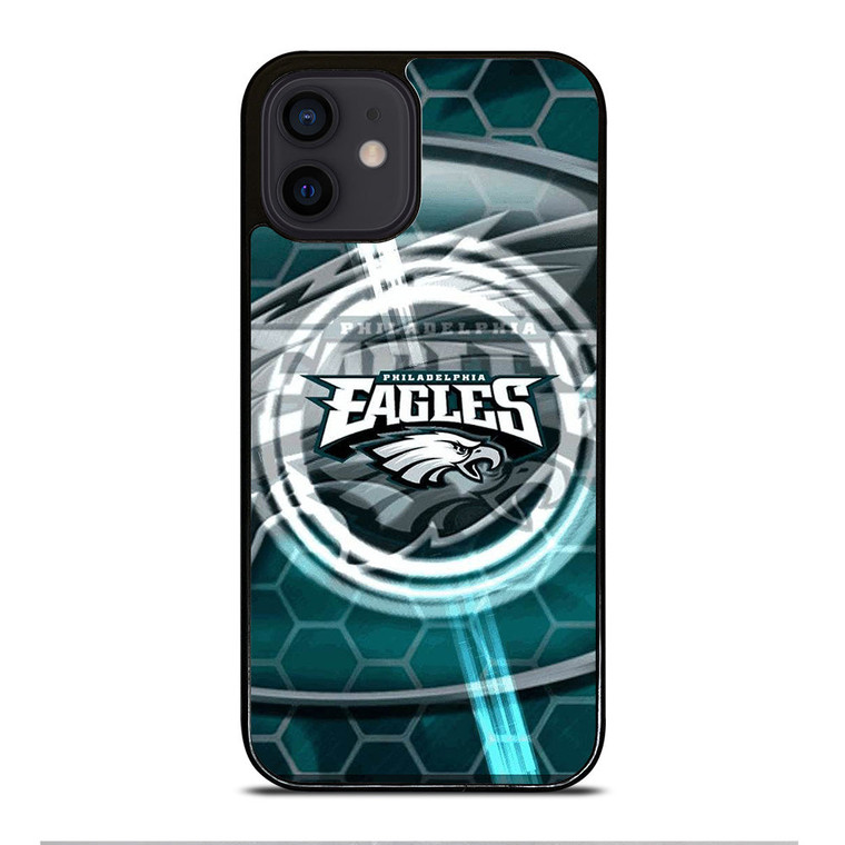 PHILADELPHIA EAGLES HEXAGON iPhone 12 Mini Case Cover