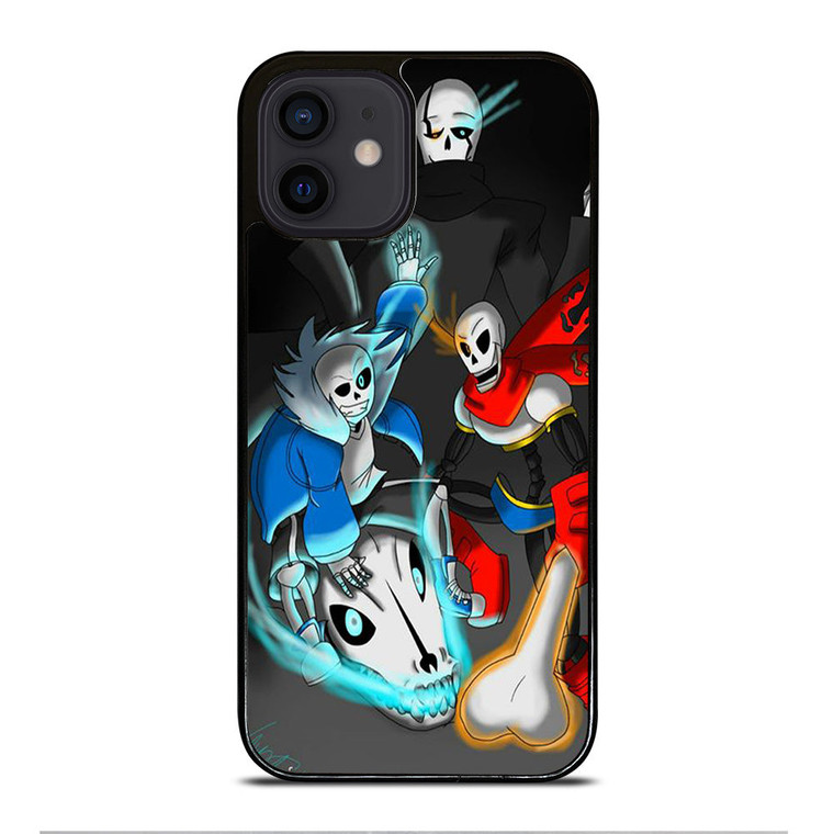 PAPYRUS AND SANS UNDERTALE CARTOON iPhone 12 Mini Case Cover
