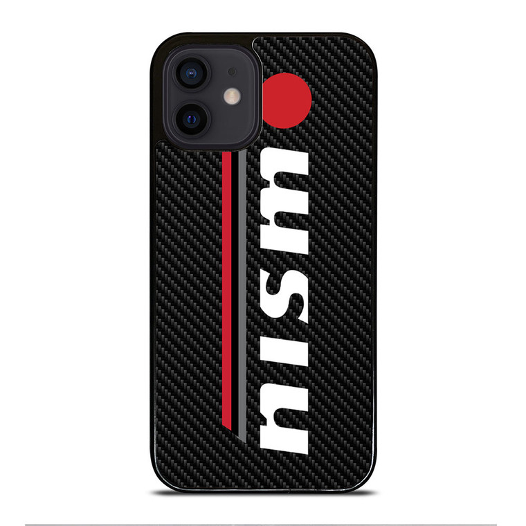 NISSAN NISMO LOGO CARBON iPhone 12 Mini Case Cover