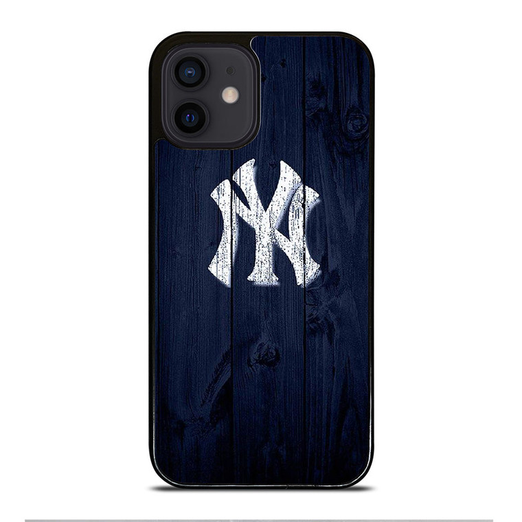 NEW YORK YANKEES WOODEN iPhone 12 Mini Case Cover