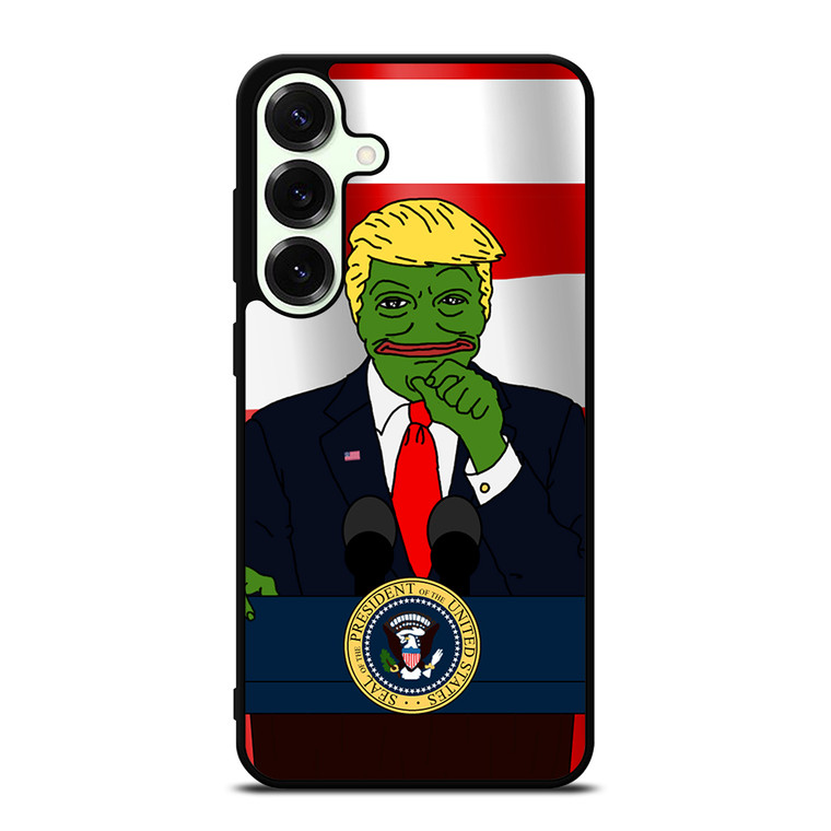 PEPE THE SMUG FROG DONALD TRUMP Samsung Galaxy S26 Plus Case Cover