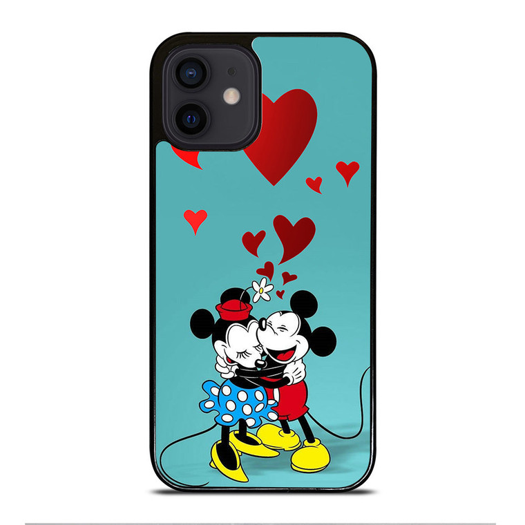 MICKEY AND MINNIE MOUSE HUG iPhone 12 Mini Case Cover