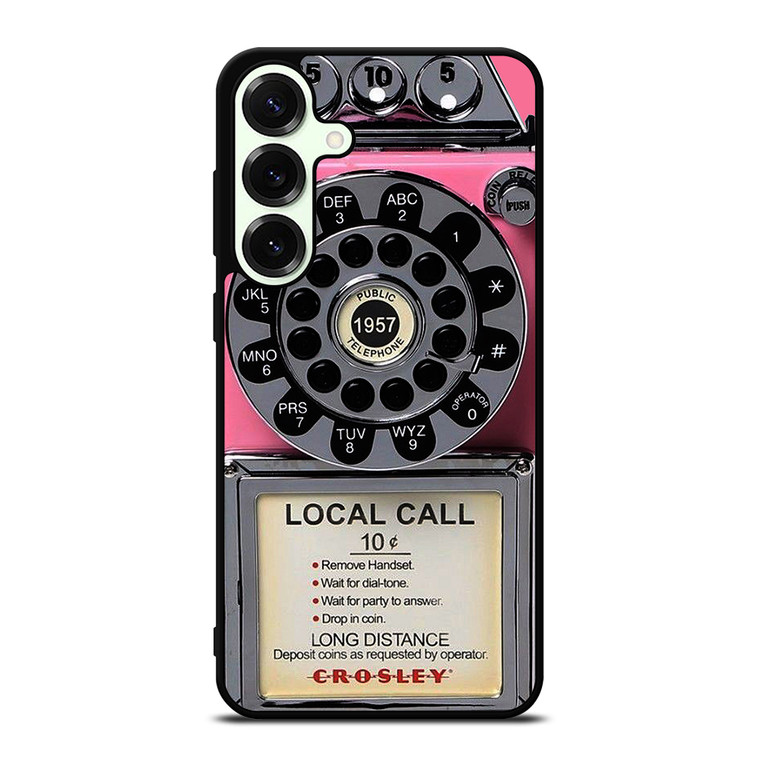VINTAGE RETRO PAYPHONE PINK Samsung Galaxy S26 Plus Case Cover