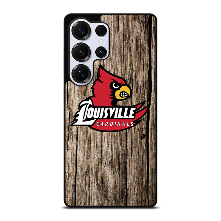 LOUISVILLE CARDINALS WOODEN Samsung Galaxy S26 Ultra Case Cover
