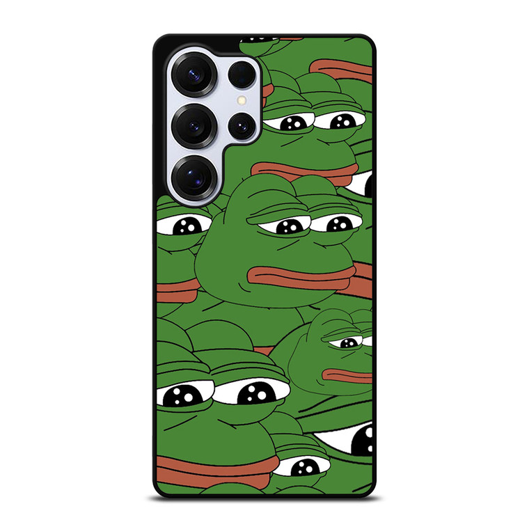 PEPE THE SMUG FROG PATTERN Samsung Galaxy S26 Ultra Case Cover