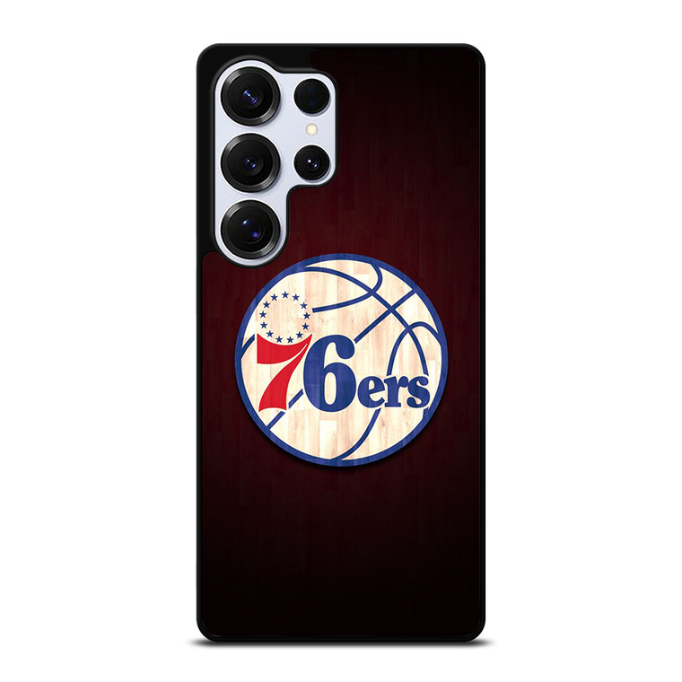 PHILADELPHIA 76ERS WOODEN LOGO Samsung Galaxy S26 Ultra Case Cover