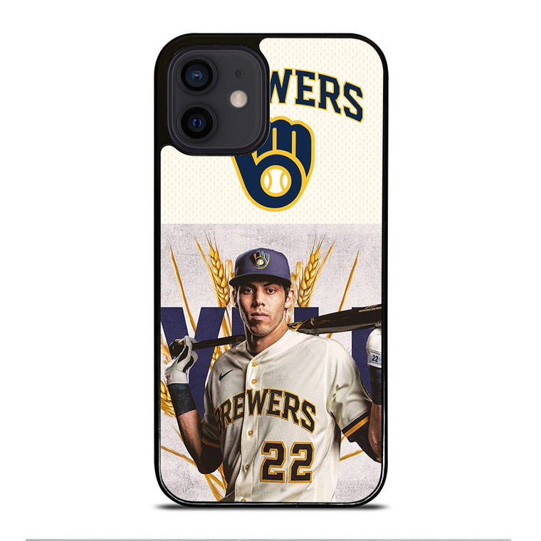 CHRISTIAN YELICH MILWAUKEE BREWERS 1 iPhone 12 Mini Case Cover