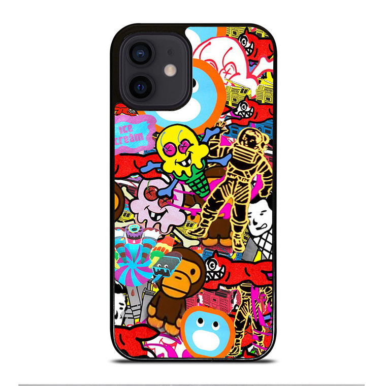 BILLIONAIRE BOYS CLUB COLLAGE iPhone 12 Mini Case Cover