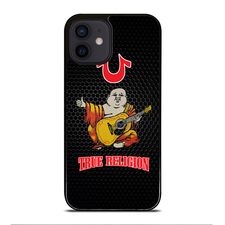 BIG BUDDHA TRUE RELIGION METAL LOGO iPhone 12 Mini Case Cover