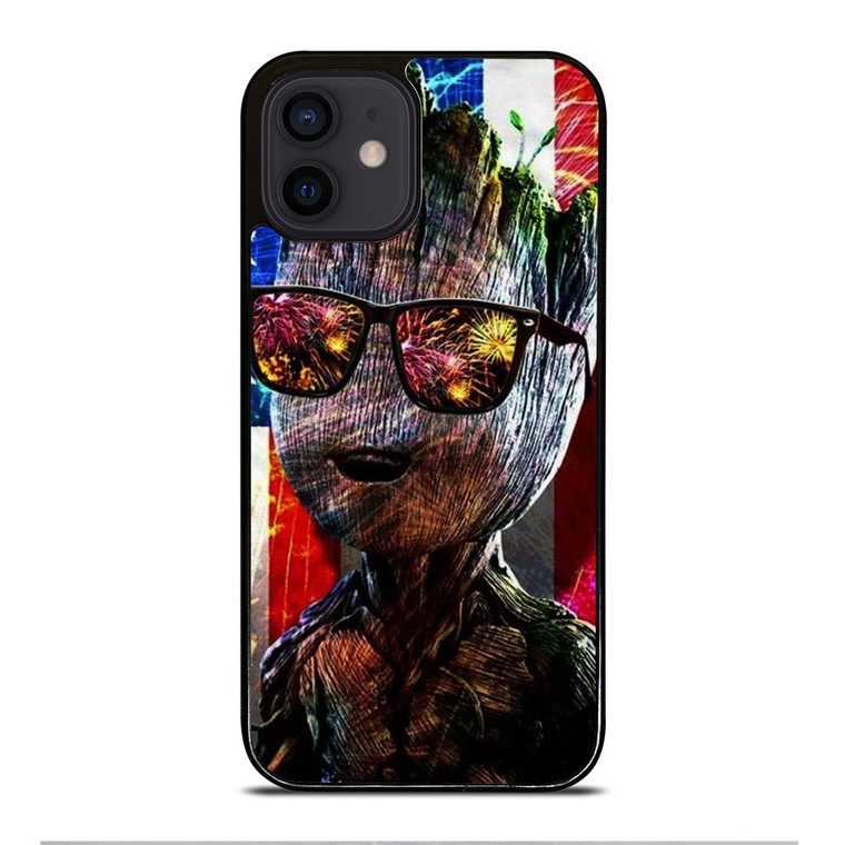 BABY GROOT AMERICAN iPhone 12 Mini Case Cover