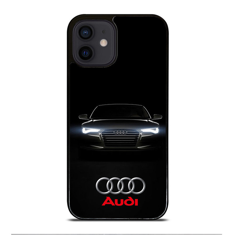 AUDI BLACK CAR iPhone 12 Mini Case Cover