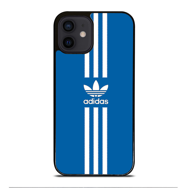 ADIDAS STRIPE BLUE iPhone 12 Mini Case Cover