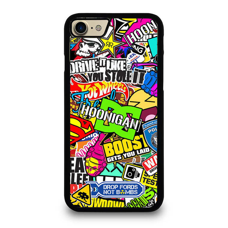 STICKER BOMB DC HOONIGAN iPhone 7 / 8 Case Cover