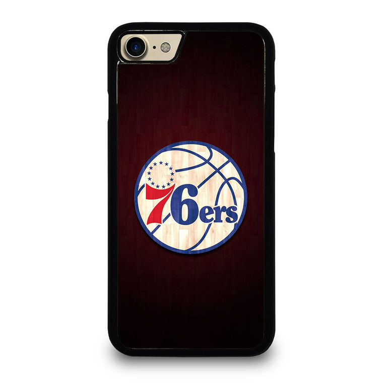 PHILADELPHIA 76ERS WOODEN LOGO iPhone 7 / 8 Case Cover