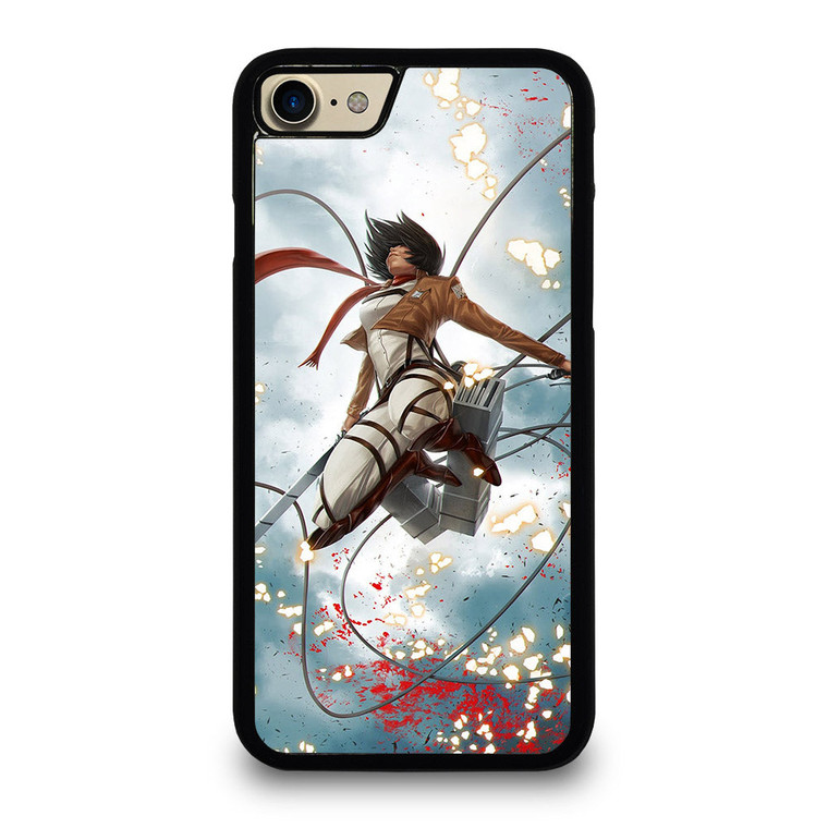 MIKASA ACKERMAN ATTACK ON TITAN iPhone 7 / 8 Case Cover