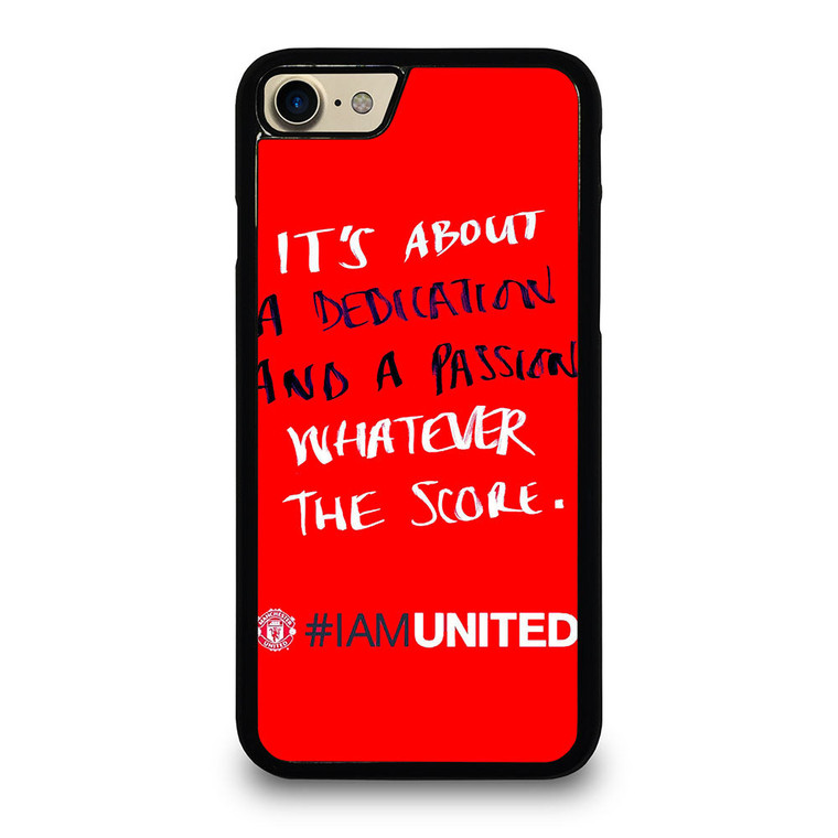 MANCHESTER UNITED I AM UNITED iPhone 7 / 8 Case Cover