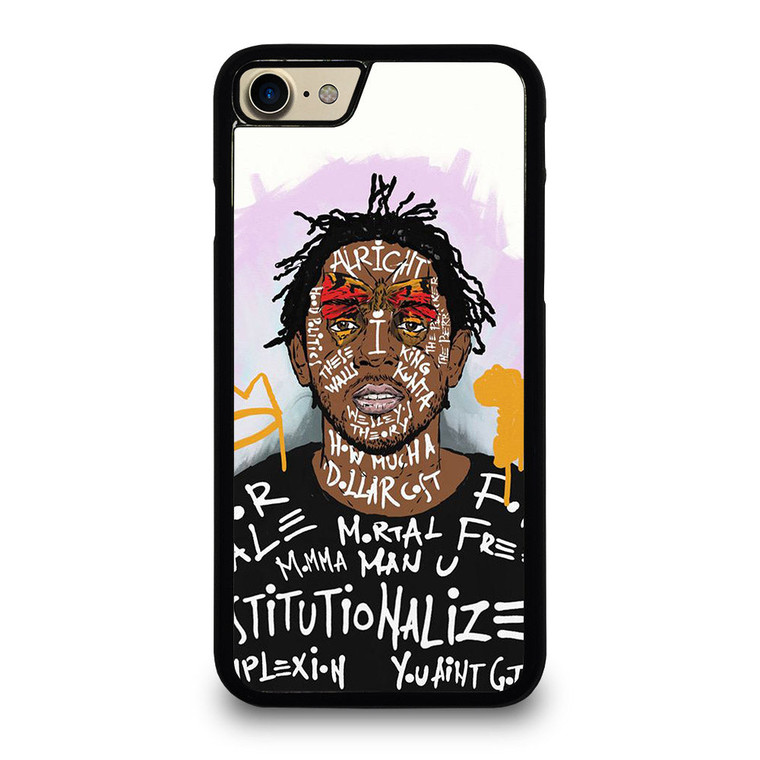 KENDRICK LAMAR FACE ART iPhone 7 / 8 Case Cover