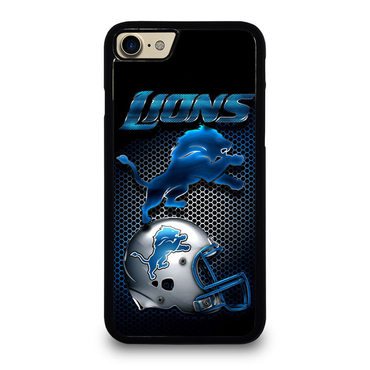 DETROIT LIONS METAL iPhone 7 / 8 Case Cover