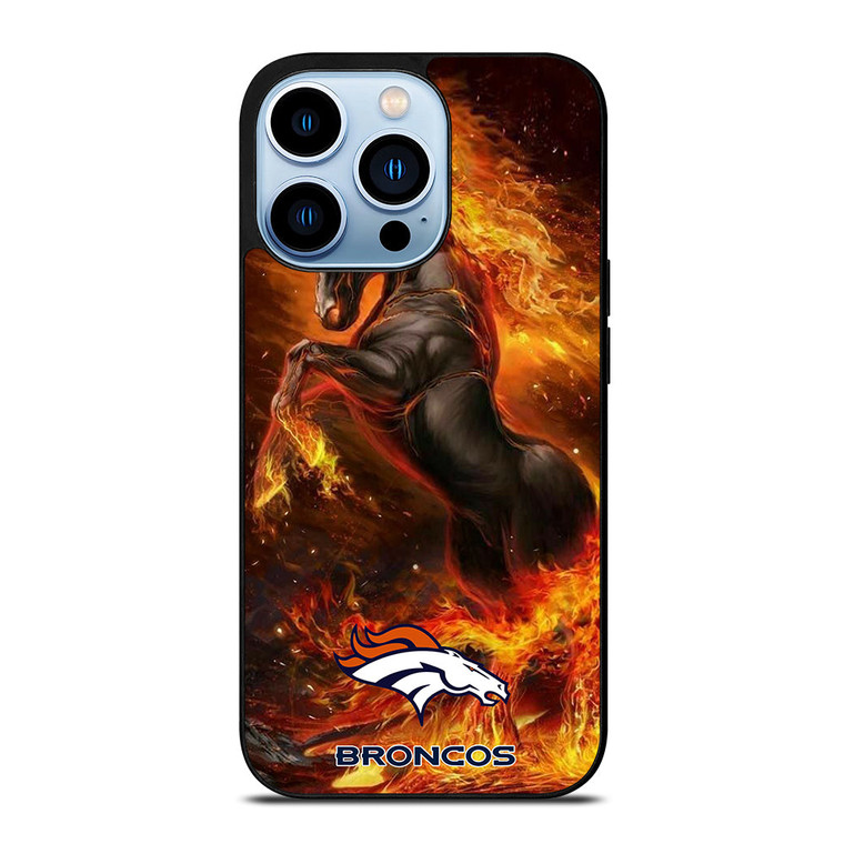 DENVER BRONCOS HORSE iPhone 13 Pro Max Case Cover
