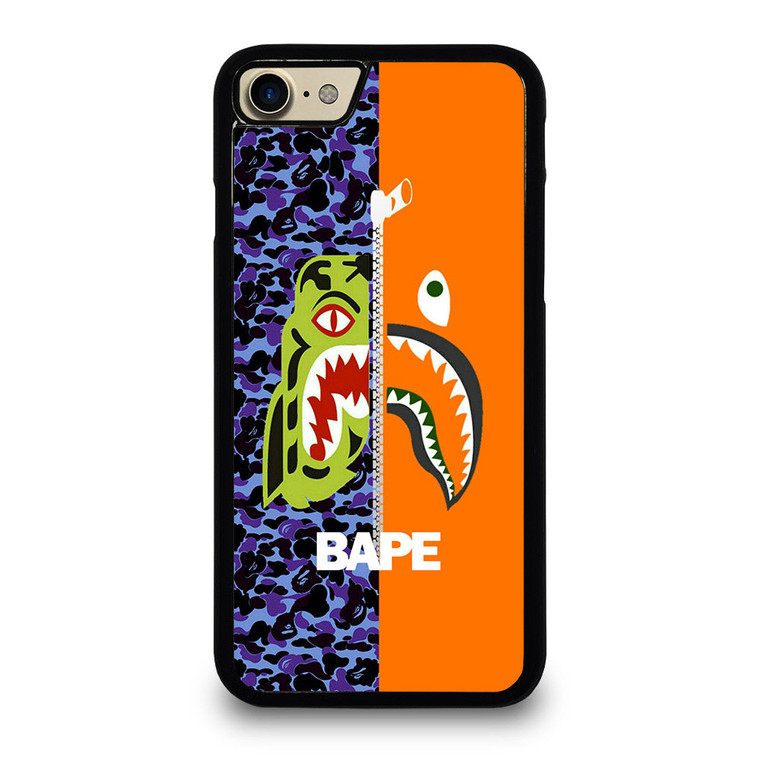BAPE CAMO SHARK ZIPPER iPhone 7 / 8 Case Cover