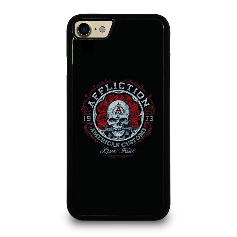 AFFLICTION SKULL ROSE iPhone 7 / 8 Case Cover