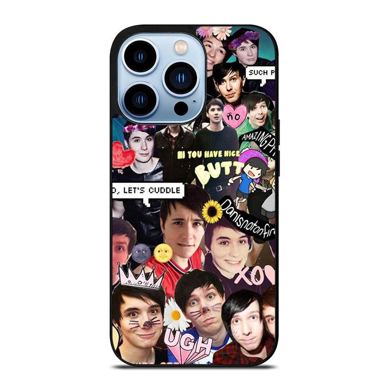DAN AND PHIL COLLAGE 3 iPhone 13 Pro Max Case Cover