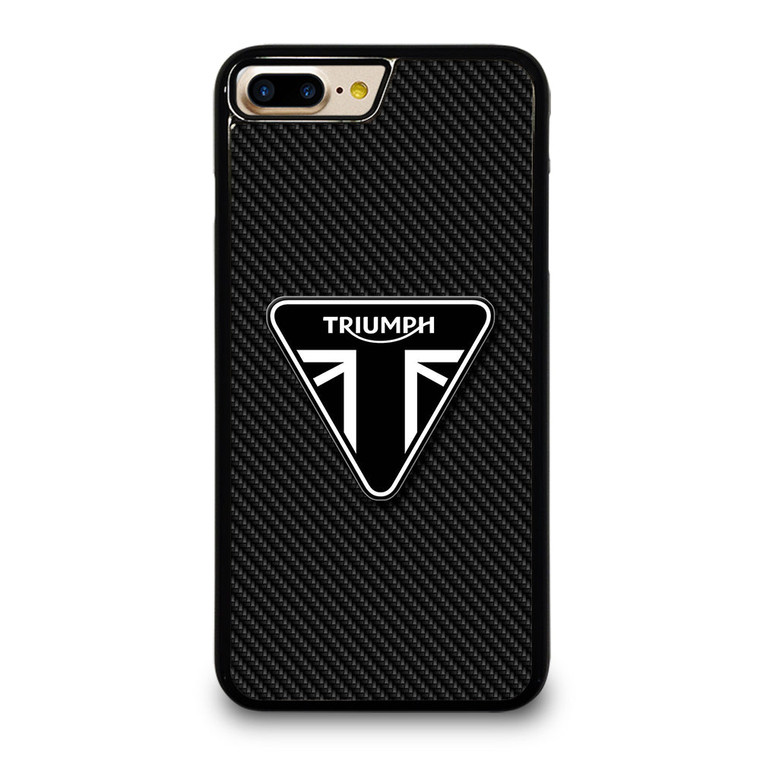 TRIUMPH MOTORCYCLE CARBON LOGO iPhone 7 / 8 Plus Case Cover