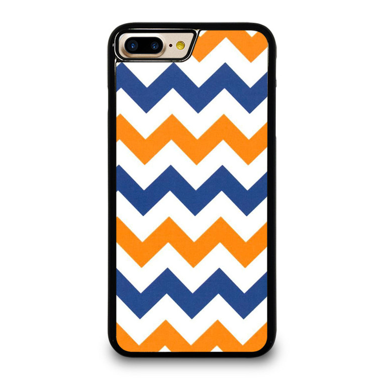 RILEY BLAKE ORANGE AND BLUE STRIPE iPhone 7 / 8 Plus Case Cover