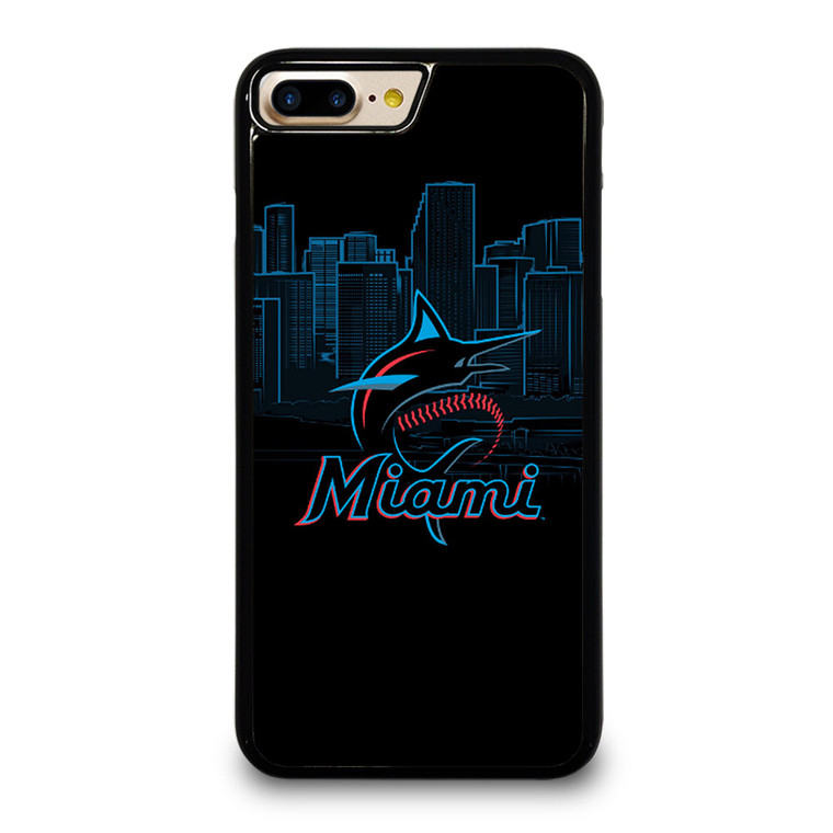 MIAMI MARLINS BLACK iPhone 7 / 8 Plus Case Cover