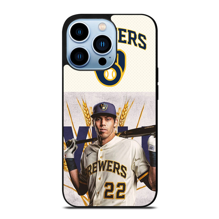 CHRISTIAN YELICH MILWAUKEE BREWERS 1 iPhone 13 Pro Max Case Cover