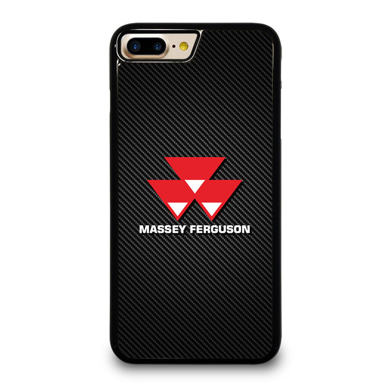 MASSEY FERGUSON TRACTOR LOGO CARBON iPhone 7 / 8 Plus Case Cover