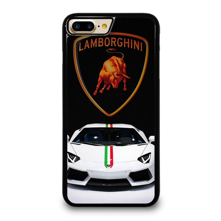 LAMBORGHINI WHITE CAR iPhone 7 / 8 Plus Case Cover